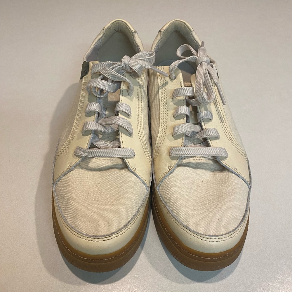 TIMBERLAND ATLANTA GREEN EK+ LOW LACE UP CANVAS RUBBER SNEAKER WOMENS SZ 10 - Picture 5 of 13